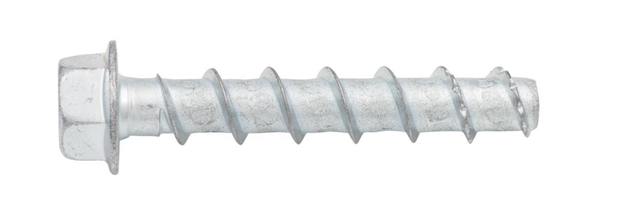 Betoniruuvi Sormat S-CSA+ HEX kuusiokanta laipalla ZN - BETONIRUUVI KUUSIO/LAIPPA ZN SORMAT S-CSA+ 8X55/5 AV13