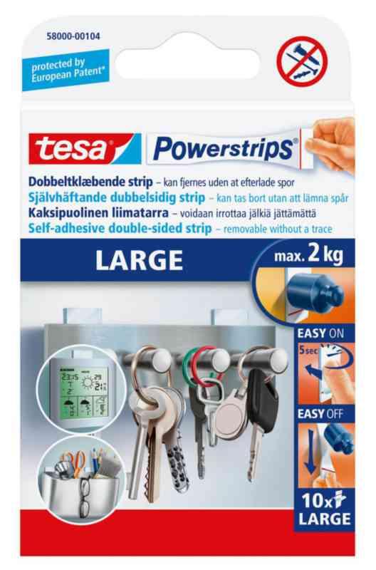 Asennusteippi Tesa 58000 2-puolinen - POWERSTRIP 2-PUOL. TARRA TESA 58000 LARGE TARRA