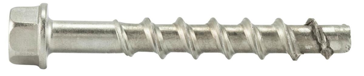 Betoniruuvi Toge kuusiokanta laipalla A4 - BETONIRUUVI HST KUUSIO 100/LTK TSM SW13 A4 6X50/15/10/-