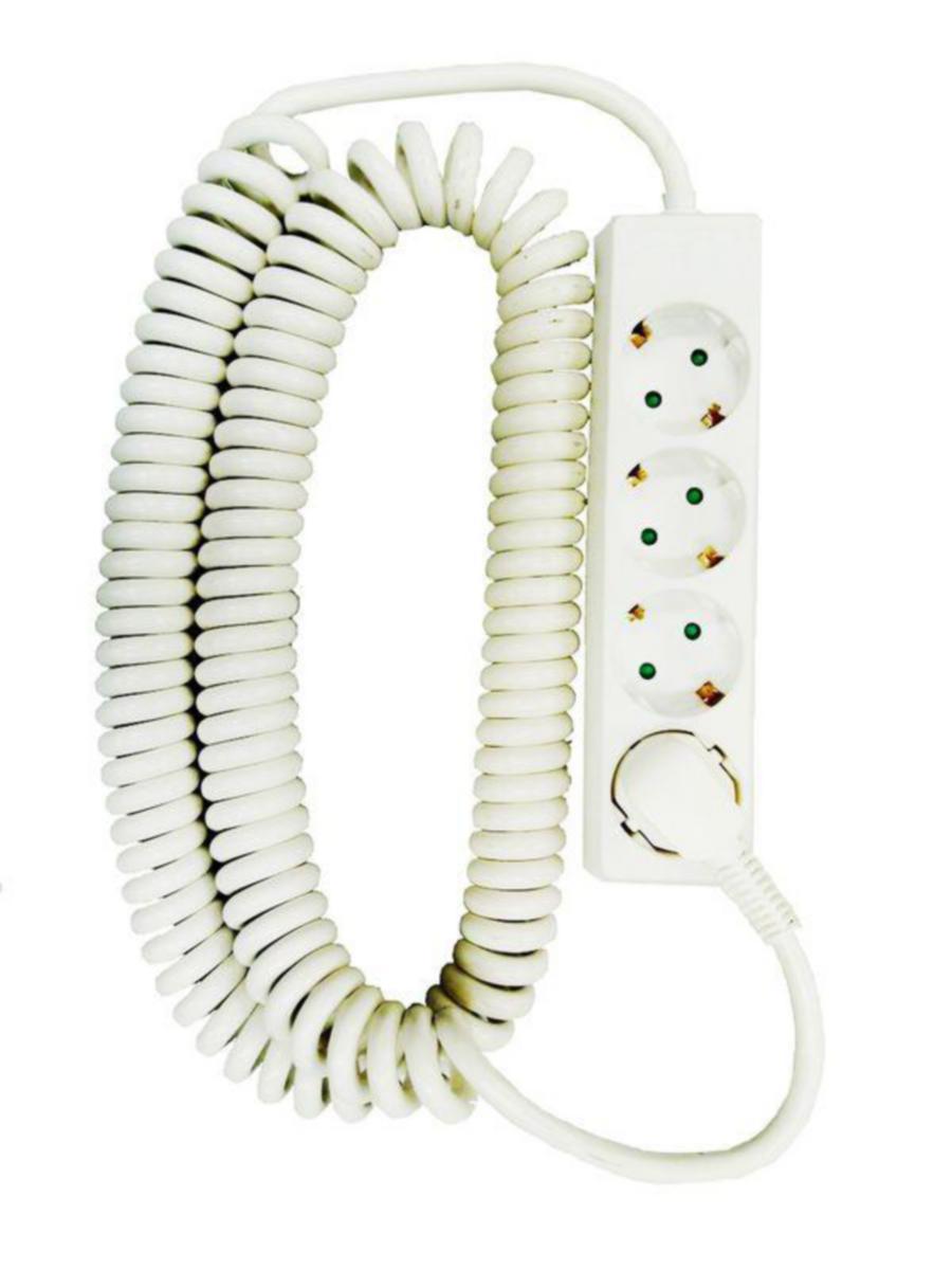 Spiraalijatkojohto Reimax Electronics - SPIRAALIJATKOJOHT REIMAX 4-OS n.5m MSK 3G1.5
