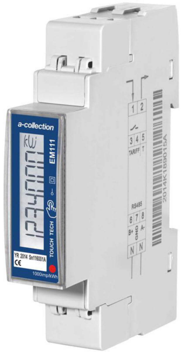 Energiamittari yksivaiheinen a-collection - ENERGIAMITTARI aENERGY EM111-DIN 1-VAIHE PULSSI