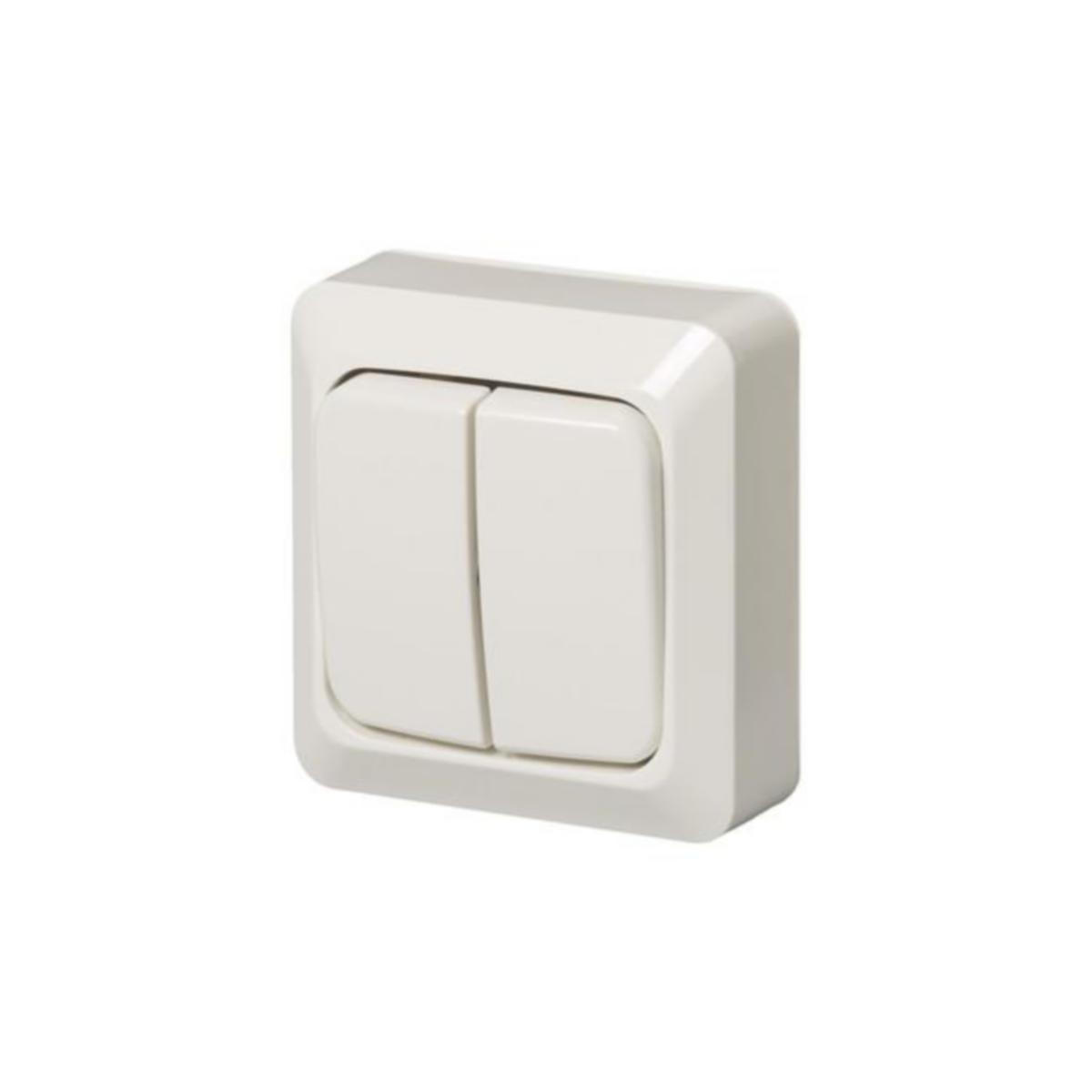 Kytkin ABB Jussi PPJ pinta-asennettava - KYTKIN JUSSI 5/16AX/250V/IP21 PPJ 2X VAL