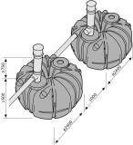 Lokasäiliöiden yhdistämisputkipaketti Uponor